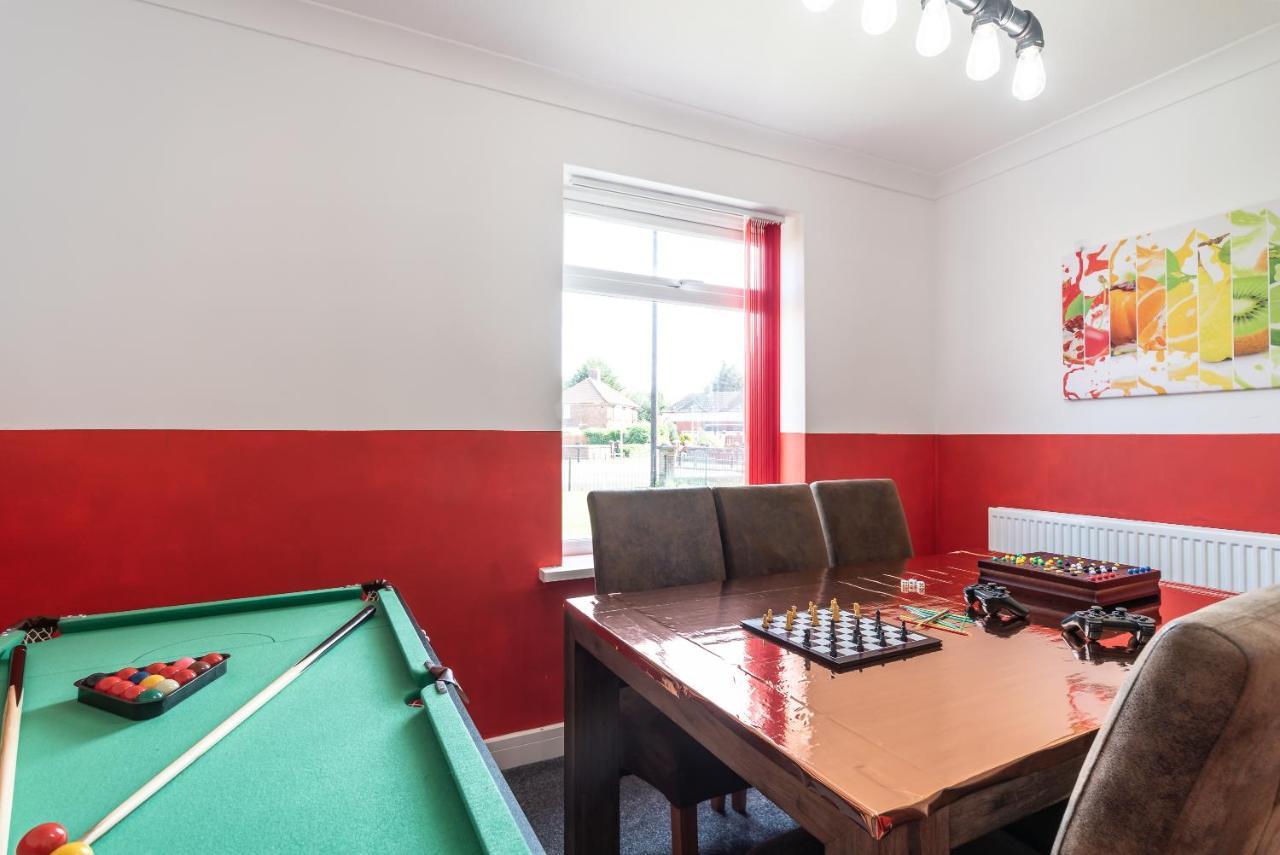 Aseda 4 Bedroom Private Parking, Game Zone -Pool Table, Garden Home Kingston upon Hull Luaran gambar